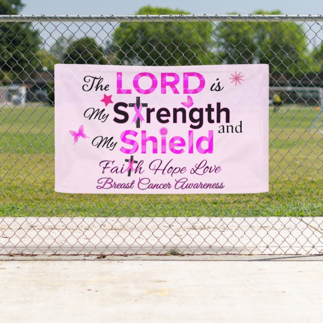 The LORD is My Strength Banner (Insitu)