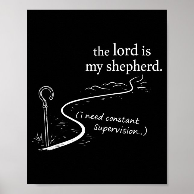 The Lord is Shepherd Need Constant Super Poster (Front)