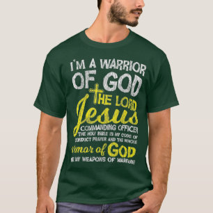 The Lord Jesus Armour Of God Cross Faith Christian T-Shirt