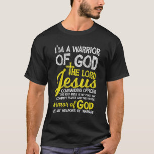 The Lord Jesus Armour Of God Cross Faith Christian T-Shirt