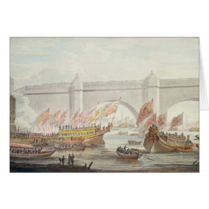 The Lord Mayor landing at Westminster