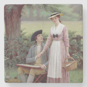 The Lord of Burleigh and his Lover Stone Coaster