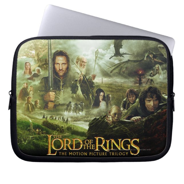 THE LORD OF THE RINGS Movie Poster Art Laptop Sleeve (Front)