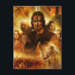 THE LORD OF THE RINGS: ROTK Aragorn Movie Poster Postcard<br><div class="desc">Lord of the Rings: The Two Towers</div>