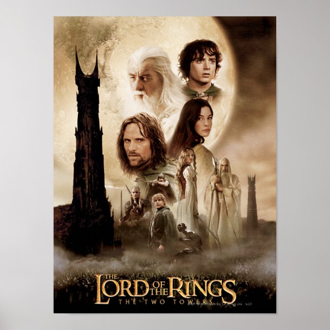 The Lord of the Rings: The Two Towers Movie Poster (Front)