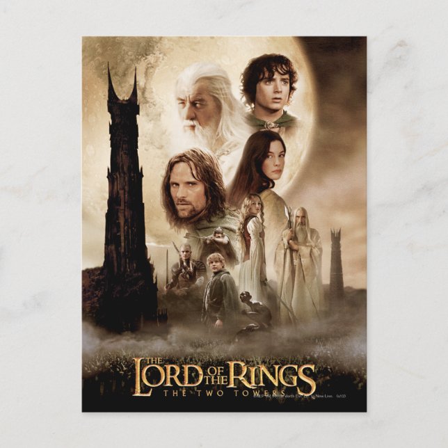 The Lord of the Rings: The Two Towers Movie Poster Postcard (Front)