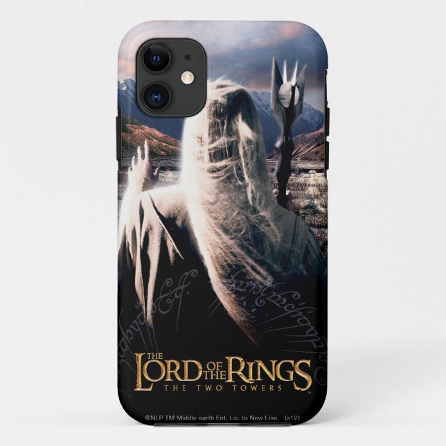 THE LORD OF THE RINGS: TT Saruman Movie Poster Case-Mate iPhone Case (Back)