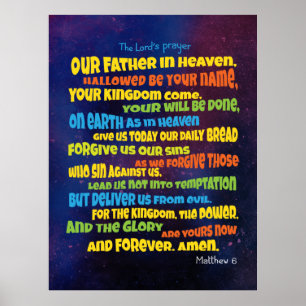 The Lord’s prayer - A Father Poster
