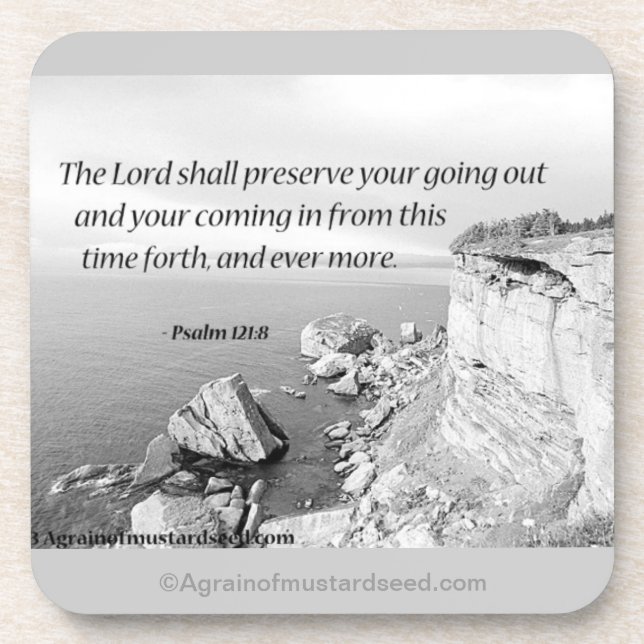 The Lord shall preserve your going out Coaster (Front)