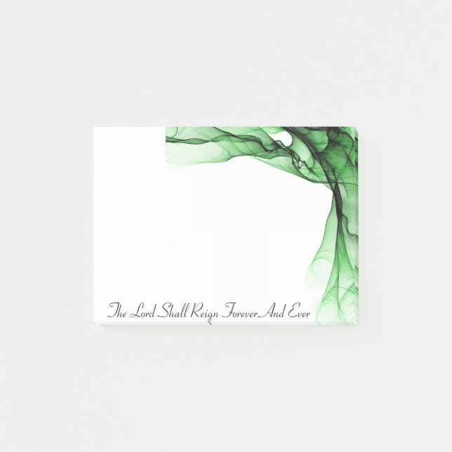 The Lord Shall Reign Forever and Ever Post It Post-it Notes (Front)