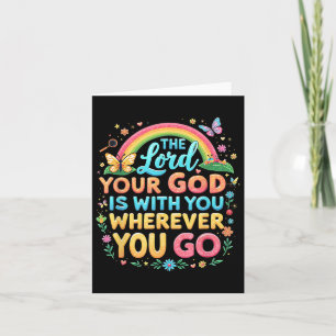 The Lord Your God Christian Vbs 2025 True North Ro Card