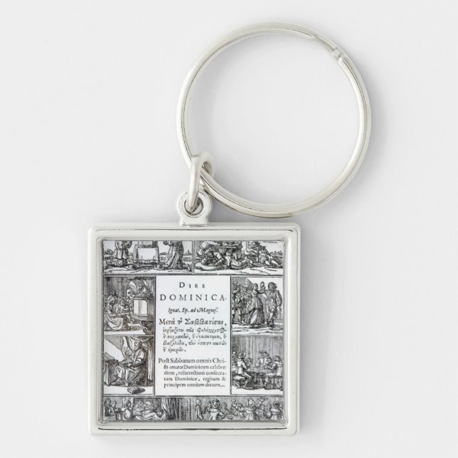 The Lord's Day, 1639 Key Ring (Front)