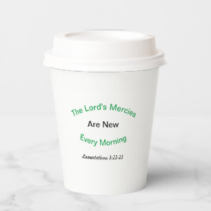 The Lord's Mercies Paper Cup