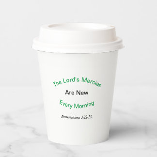 The Lord's Mercies Paper Cup