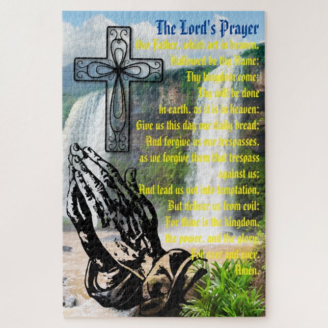 The Lord's Prayer 1000 Piece Jigsaw Puzzle (Vertical)