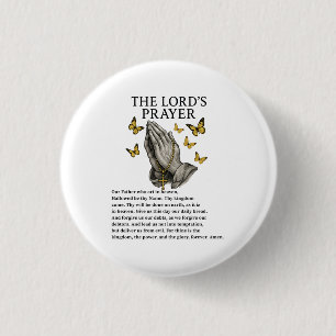 The Lord's Prayer 3 Cm Round Badge