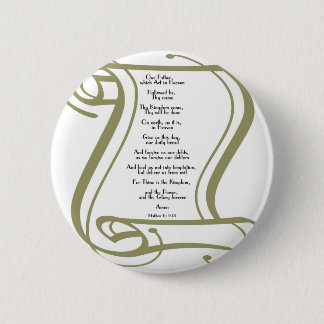 The Lords Prayer 6 Cm Round Badge