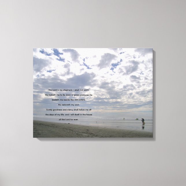 The Lords Prayer Canvas Print (Front)