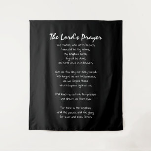 The Lord's Prayer Christian faith Tapestry