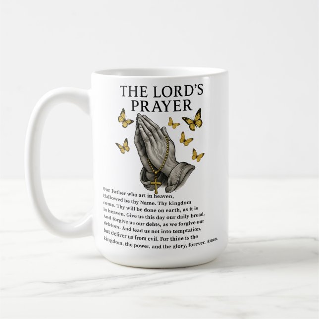 The Lord's Prayer  Coffee Mug (Left)