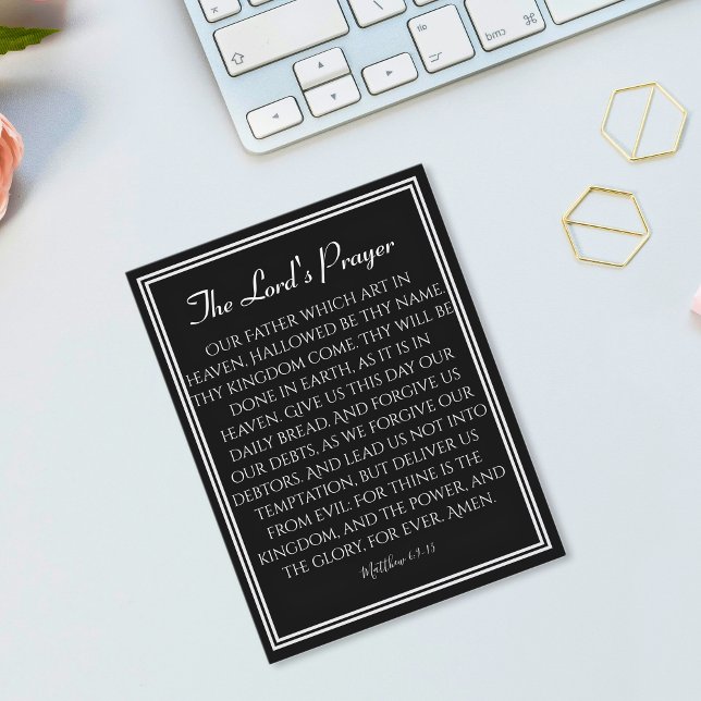 The Lord's Prayer Encouragement Postcard (The Lord's Prayer Encouragement Postcard)