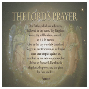 The Lord's Prayer Fabric