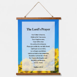 The Lord's Prayer Hanging Tapestry