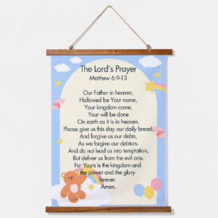 The Lord's Prayer Hanging Tapestry