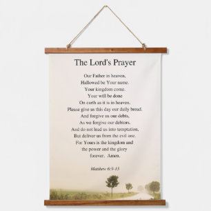 The Lord's Prayer Hanging Tapestry
