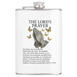 The Lord's Prayer Hip Flask