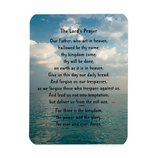 The Lord's Prayer Magnet (Vertical)