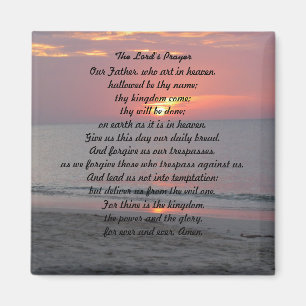 The Lord's Prayer Magnet