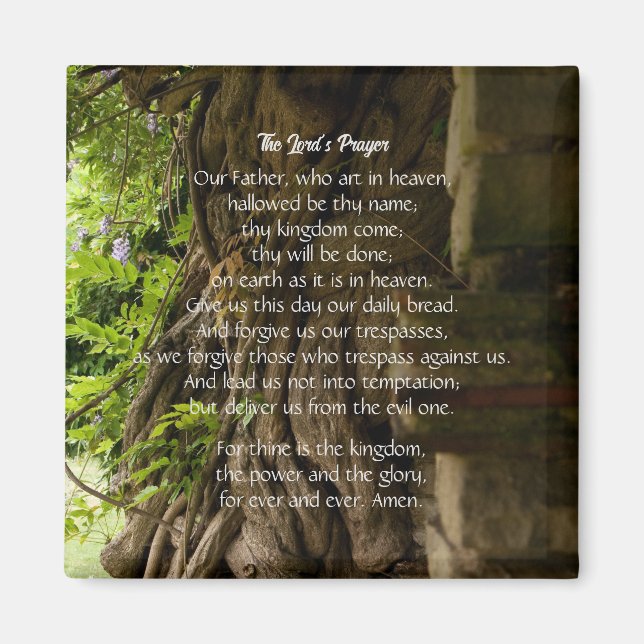 The Lord's Prayer Magnet (Front)