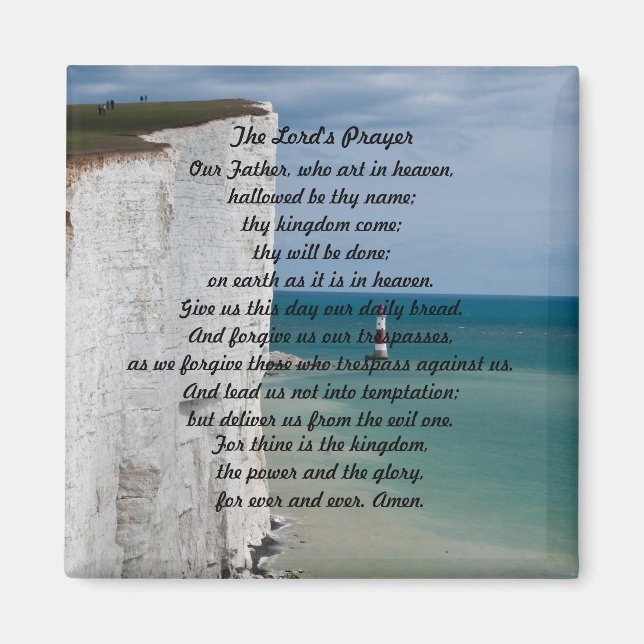 The Lord's Prayer Magnet (Front)