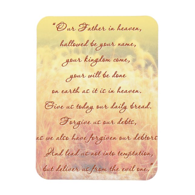 The Lord's Prayer Magnet (Vertical)