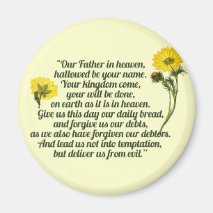 The Lords Prayer Magnet