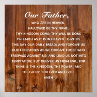 The Lord's Prayer Our Father Who Art in Heaven