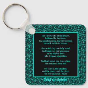 The Lord's Prayer Our Inspirational Personalized Key Ring
