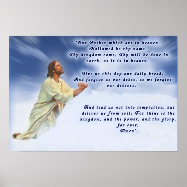 The Lord's Prayer Poster (Front)