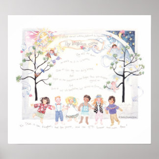 The Lord's Prayer poster print