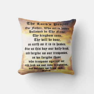 The Lord's Prayer, Religious Gifts, Prayer Cushion