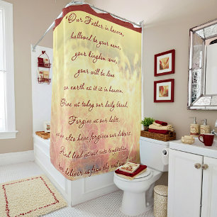 The Lord's prayer Shower Curtain