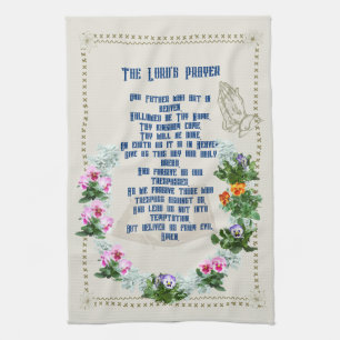 The Lord's Prayer  Tea Towel
