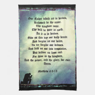 The Lord's Prayer Tea Towel