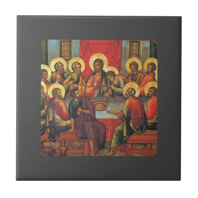 The Lord's Supper Ceramic Tile (Front)