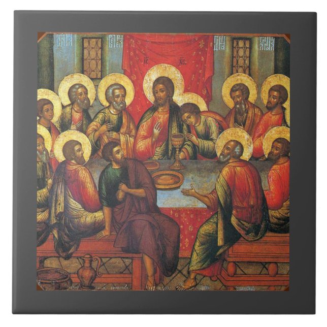 The Lord's Supper Ceramic Tile (Front)