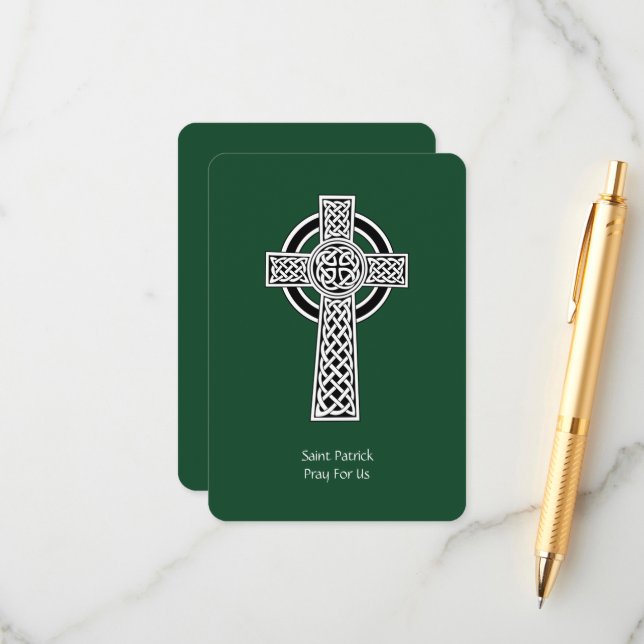 The Lorica of Saint Patrick Prayer (amended) Enclosure Card (Front/Back In Situ)