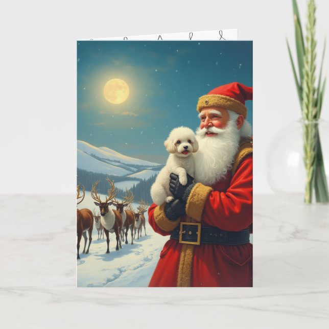 The loss of a pet at christmas thank you card (Front)