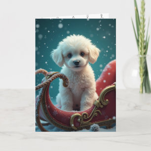 The loss of a pet dog at christmas invitation