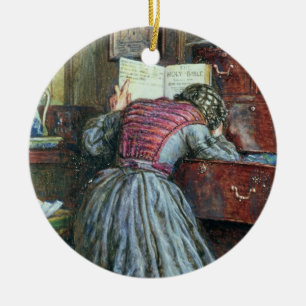 The Lost Child (w/c and bodycolour on paper) Ceramic Ornament